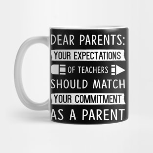 Your Commitment As A Parent Mug